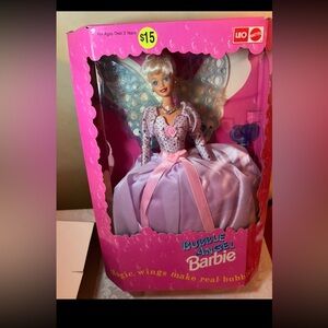 Barbie Bubble Angel Doll - Pink and Purple